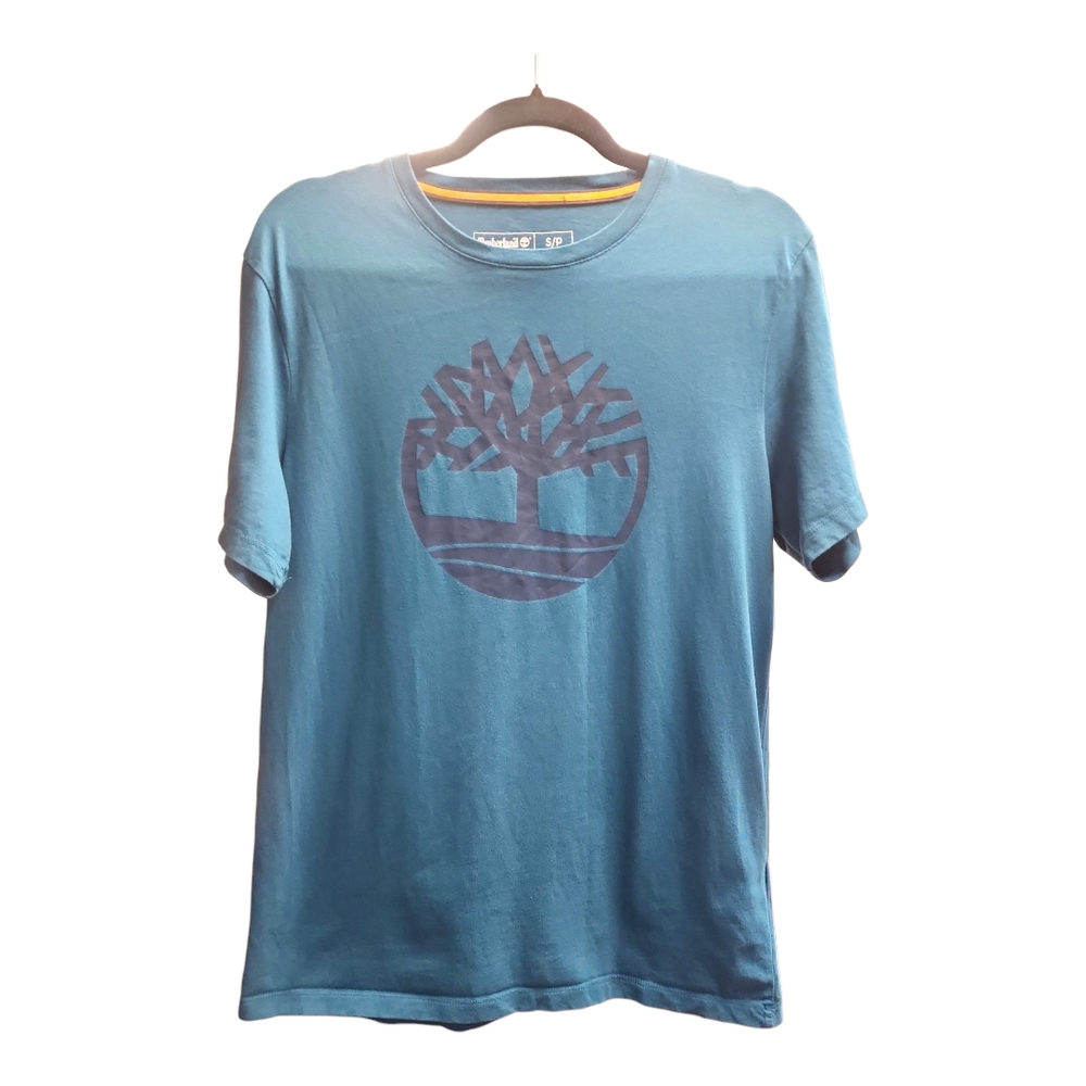 Timberland Blue Graphic T-Shirt for Men
